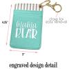 image:imageBrooke amp Jess Designs Cute Keychain Wallets for Women  Gifts for Mothers Day Birthday PresentMama Bear Teal