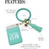 image:imageBrooke amp Jess Designs Cute Keychain Wallets for Women  Gifts for Mothers Day Birthday PresentMama Bear Teal