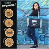 image:imageBrooke amp Jess Designs Tote Bag for Grandma  Sturdy Canvas Grandma Tote wZipper amp Inner Pocket Grandma Bag for Everyday UseTeal Getaway Loulou