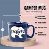 image:imageMama Bear Ceramic Coffee Mug for Mom Wife Women  Unique Teal Ceramic Mug  Fun Gifts for Her on Mothers Day Birthday or Christmas  Cute Coffee Cup for Moms Wives and CoffeeLoving WomenMama Bear Coral  Papa Bear Dark Blue Gift Set