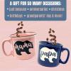 image:imageMama Bear Ceramic Coffee Mug for Mom Wife Women  Unique Teal Ceramic Mug  Fun Gifts for Her on Mothers Day Birthday or Christmas  Cute Coffee Cup for Moms Wives and CoffeeLoving WomenMama Bear Coral  Papa Bear Dark Blue Gift Set