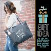 image:imageNurse Tote Bag for Work  Christmas Gifts for Women Large Nursing Bag with Zipper Pockets amp Reliable Straps  Spacious BagBlack Stab You Tessa