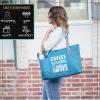 image:imageNurse Tote Bag for Work  Christmas Gifts for Women Large Nursing Bag with Zipper Pockets amp Reliable Straps  Spacious BagTeal Coffee Scrubs Tessa