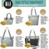 image:imageNurse Tote Bag for Work  Christmas Gifts for Women Large Nursing Bag with Zipper Pockets amp Reliable Straps  Spacious BagTeal Stab You Lexie