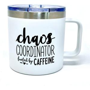 image:imageBrooke amp Jess Designs Boss Lady Coffee Mug Tumbler  Best Boss Gifts for Women  Great Travel Cup Gifts for Bosses Coworkers Mom Christmas BirthdayChaos Coordinator White 14 oz