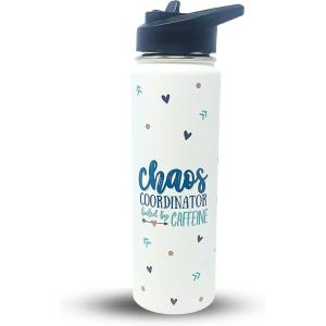 image:imageBrooke amp Jess Designs Boss Lady Coffee Mug Tumbler  Best Boss Gifts for Women  Great Travel Cup Gifts for Bosses Coworkers Mom Christmas BirthdayChaos Coordinator White 24 oz