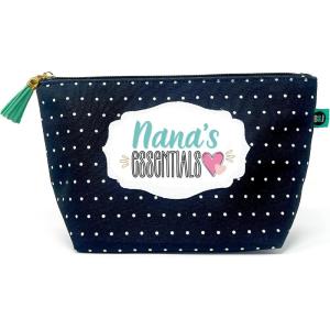image:imageBrooke amp Jess Designs Boss Lady Janie Pouch Gifts for Women Gold Dotted Makeup Bags Cosmetic Bag Travel Toiletry Makeup Pouch Pencil Bag with Zipper Best Work Bestie GiftsNanas Essentials Dotted