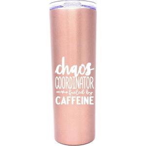 image:imageBrooke amp Jess Designs Boss Lady Tumbler  Best Boss Gifts for Women  Great Travel Water Bottle Gifts for Bosses Coworkers Mom Christmas BirthdayChaos Coordinator Rose Gold 20 oz