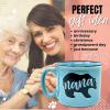 image:imageBrooke amp Jess Designs Nana Bear Cute Coffee Mug  Grandma Gifts Mothers Day Christmas Birthday PlumTeal