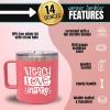 image:imageBrooke amp Jess Designs Teacher Gifts for Women  Mug Tumbler and Cup Set  Appreciation and Birthday Gift Ideas for New or Experienced TeachersTeach Love Inspire Coral
