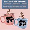 image:imageNana Bear Cute Coffee Mug  Grandma Gifts Mothers Day Christmas Birthday CoralNana Bear Coral and Papa Bear Light Blue Gift Set