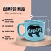 image:imageNana Bear Cute Coffee Mug  Grandma Gifts Mothers Day Christmas Birthday CoralNana Bear Teal and Papa Bear Navy Blue Gift Set