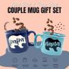 image:imageNana Bear Cute Coffee Mug  Grandma Gifts Mothers Day Christmas Birthday CoralNana Bear Teal and Papa Bear Navy Blue Gift Set