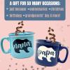 image:imageNana Bear Cute Coffee Mug  Grandma Gifts Mothers Day Christmas Birthday CoralNana Bear Teal and Papa Bear Navy Blue Gift Set