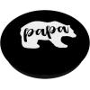 image:imagePapa Bear  Great gift for Men Dads and Brothers PopSockets PopGrip Swappable Grip for Phones amp TabletsStandard