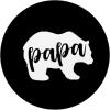 image:imagePapa Bear  Great gift for Men Dads and Brothers PopSockets PopGrip Swappable Grip for Phones amp TabletsStandard