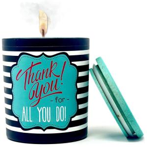 image:imageBrooke amp Jess Designs Nurse Doctor Appreciation Candle  Scented Jar Candle for Women  Relaxing Jasmine Vanilla Aromatherapy  Medical Worker Thank You Gift  Stress Relief  8 ozThank You