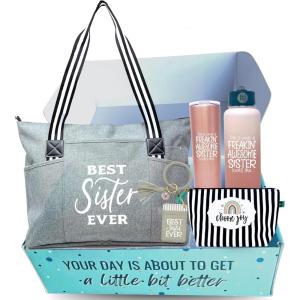 image:imageBuild a Gift Box Set for Your Favorite Sister Includes Tote Bag Drinkware Jewelry Candles amp More