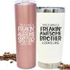 image:imageFunny Gift for Brother and Sister  Awesome Brother and Sister Tumbler Coffee Mug  Great Travel Cup Gifts for Siblings Christmas Birthday Presents for Brother and Sister