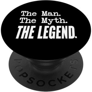 image:imageThe Man The Myth The Legend  Great gift for Grandpa Dad PopSockets PopGrip Swappable Grip for Phones amp TabletsStandard