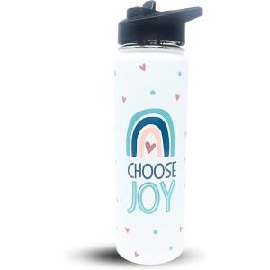 image:imageBrooke amp Jess Designs Choose Joy 24 oz Insulated Water Bottle Cup  Gift for Mothers Day Birthday Wife FriendChoose Joy 24 oz