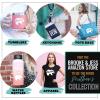 image:imageBrooke amp Jess Designs Sports Mom Large Zippered Tote Bag with Pockets for WomenSports Mom Lexie Gray