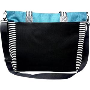 image:imageBrooke amp Jess Designs Large Work Tote Bags with Pockets for Women  Travel Carryon Laptop BagLou Lou Teal