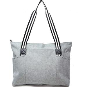 image:imageBrooke amp Jess Designs Large Work Tote Bags with Pockets for Women  Travel Carryon Laptop BagTessa Gray