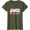 image:imagePeace Love Paramedic  First Responder Gift TShirtOlive Green