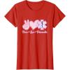 image:imagePeace Love Paramedic  First Responder Gift TShirtRed