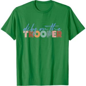 image:imageDibs On The Trooper  First Responder Gift TShirtKelly Green