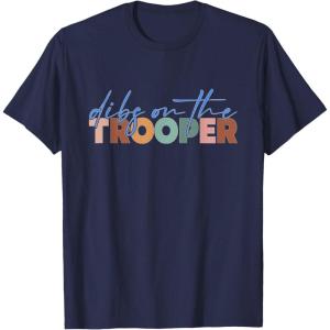 image:imageDibs On The Trooper  First Responder Gift TShirtNavy Blue