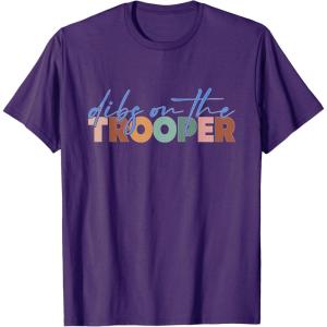 image:imageDibs On The Trooper  First Responder Gift TShirtPurple