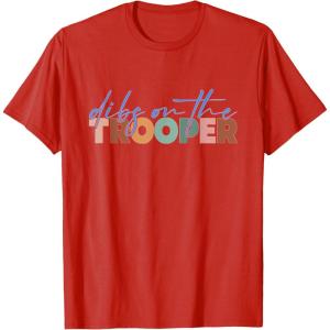 image:imageDibs On The Trooper  First Responder Gift TShirtRed