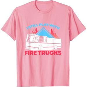 image:imageFire Trucks  First Responder Gift TShirtPink