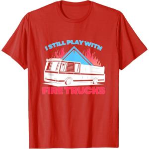 image:imageFire Trucks  First Responder Gift TShirtRed
