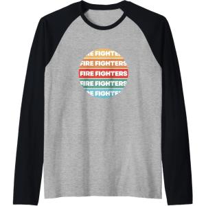 image:imageFirefighters  First Responder Gift Raglan Baseball TeeBlackAthletic Heather