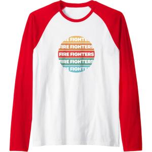image:imageFirefighters  First Responder Gift Raglan Baseball TeeRedWhite
