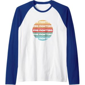image:imageFirefighters  First Responder Gift Raglan Baseball TeeRoyal BlueWhite