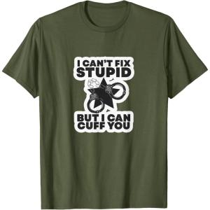 image:imageI Cant Fix Stupid  First Responder Gift TShirtOlive Green