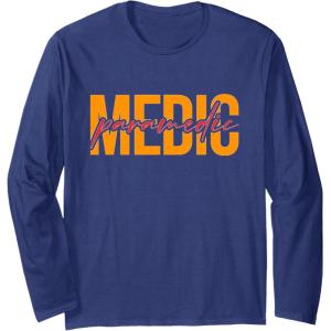 image:imageMedic Paramedic  First Responder Gift Long Sleeve TShirtNavy Blue
