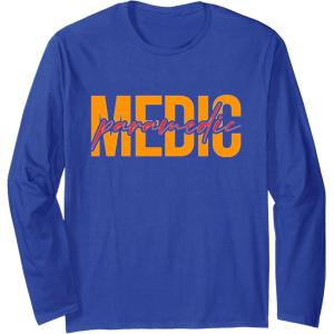 image:imageMedic Paramedic  First Responder Gift Long Sleeve TShirtRoyal Blue
