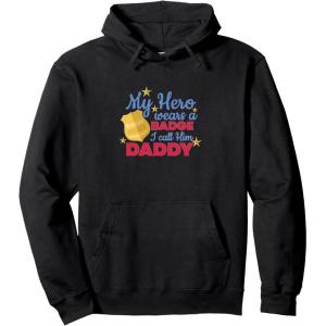 image:imageMy Hero Wears A Badge  First Responder Gift Pullover HoodieBlack
