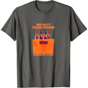 image:imageOff Duty Police Officer  First Responder Gift TShirtAsphalt Grey
