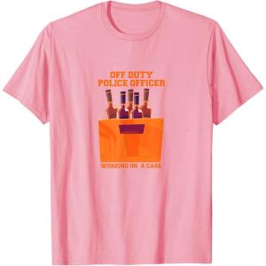 image:imageOff Duty Police Officer  First Responder Gift TShirtPink