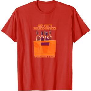 image:imageOff Duty Police Officer  First Responder Gift TShirtRed