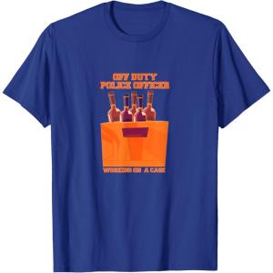 image:imageOff Duty Police Officer  First Responder Gift TShirtRoyal Blue