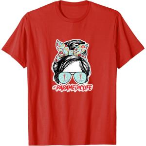 image:imageParamedic Life  First Responder Gift TShirtRed