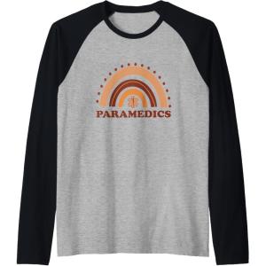 image:imageParamedics  First Responder Gift Raglan Baseball TeeBlackAthletic Heather
