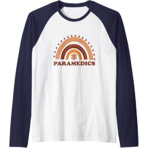 image:imageParamedics  First Responder Gift Raglan Baseball TeeNavy BlueWhite